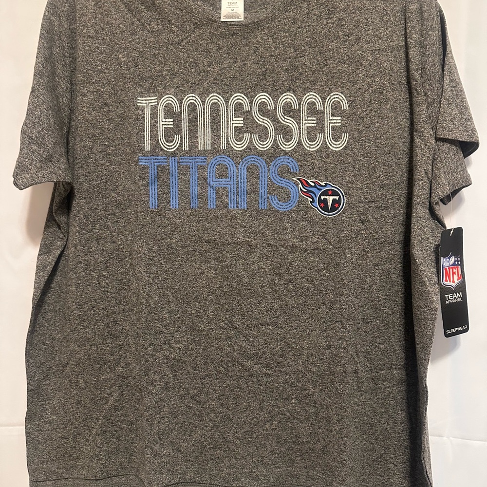 NFL Tennessee Titans Heather Gray Tee Sleep wear - Picture 2 of 6